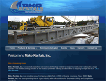 Tablet Screenshot of makorentals.com